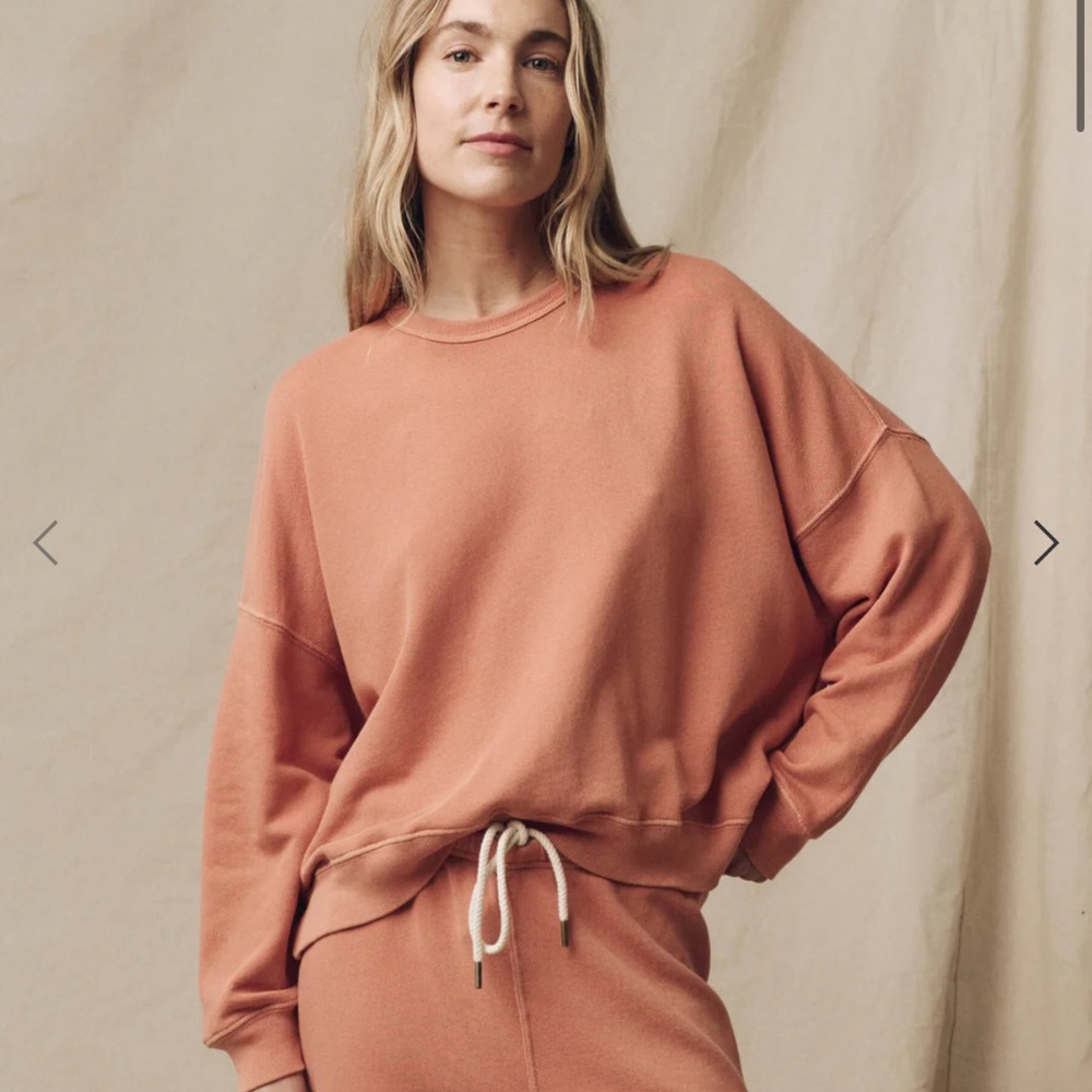 The Great College Sweatshirt and Sweatpants In Rosette